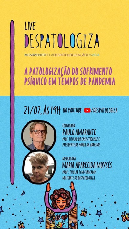 A patologização do sofrimento psíquico em tempos de pandemia